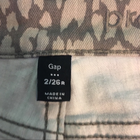 ✨HOST PICK✨ GAP 1969 Premium super skinny leopard print jeans - Picture 5 of 8